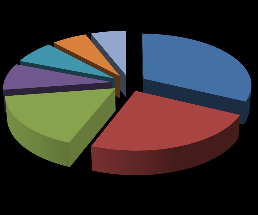 Najczęstsze przyczyczny wypadków z winy kierującego 6% 5% 5% 27% nieustąpienie pierwszeństwa pieszemu na przejścu dla pieszych nieudzielenie pierwszeństwa przejazdu 7% niedostosowanie prędkości