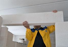 Nadproża zespolone YF Nadproża w ścianach Ytong można wykonać również jako nadproża zespolone. Składają się one z elementów Ytong YF oraz nadmurowanej warstwy bloczków.