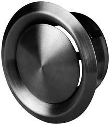 KRATKI WENTYLACYJNE METALOWE ANEMOSTATY METALOWE NIERDZEWNE AUN100 100 118