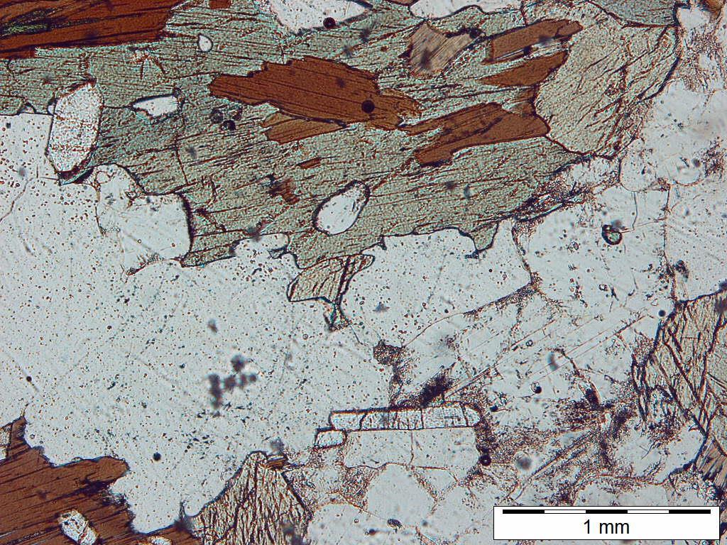 Biotyt Apatyt Hornblenda Apatyt Fot. 3.