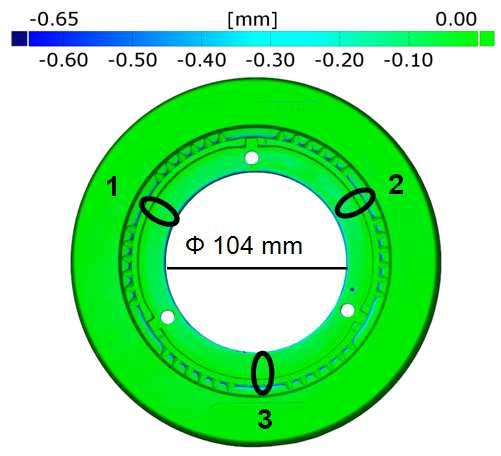 Wear analysis of die for forging of synchronizer rings based on.