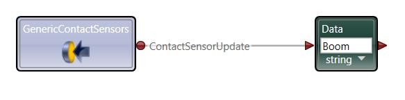 Krok 4: Dodaj i skonfiguruj okno Dialog Box: dodaj serwis "Simple Dialog"; połącz aktywność "Data" z "Simple Dialog", pojawi się okno "Connections".