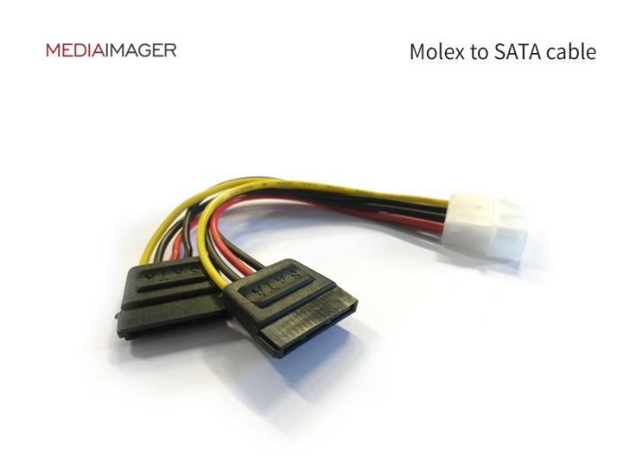 Molex to SATA power