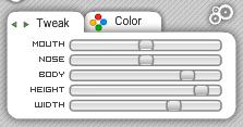 ETAP 3: Wybór koloru odtwarzacza. W razie potrzeby zmieniamy kolor odtwarzacza (Players), w którym będzie wyświetlany kot.