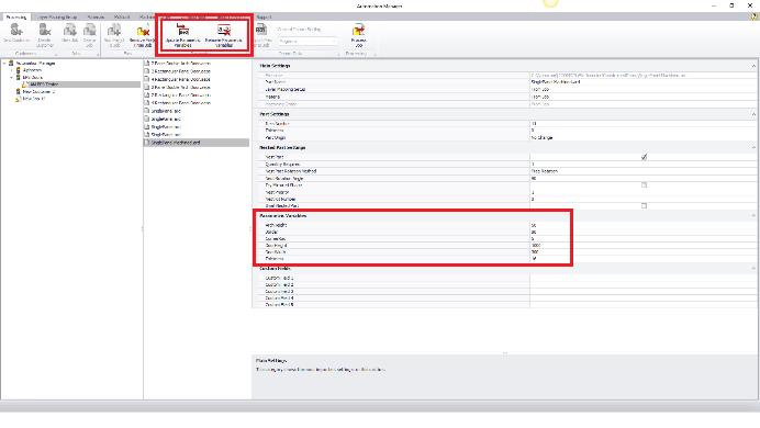 : What s New Manager Automatyzacji Plus Manager Automatyzacji Plus- Przetwarzanie rysunków zawierających Więzy oraz szkice parametryczne Manager Automatyzacji Plus obsługuje teraz przetwarzanie