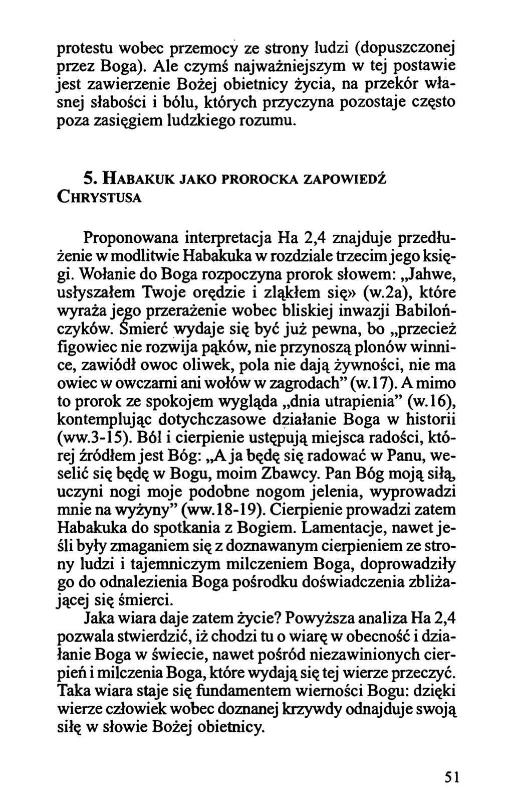 protestu wobec przemocy ze strony ludzi (dopuszczonej przez Boga).