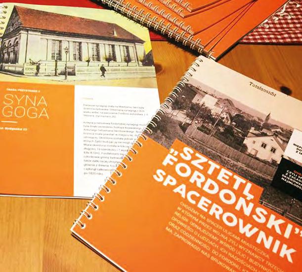 Są także sylwetki nauczycieli i rabinów, zdjęcia dawnych fordońskich ulic i niepublikowana dotychczas mapa miasteczka sprzed niemal wieku. Trasa zwiedzania przewidziana jest na półtorej godziny.