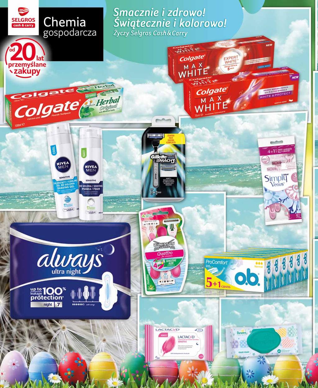 NIVEA ŻEL DO GOLENIA 200 ML po 52326188 8 29 6 z VAT 10.20 COLGATE HERBAL PASTA 100 ML w promocji również wybielanie, ochrona przeciwpróchnicza 100 ml po 31869605 2 69 z VAT 3.