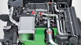 Silnik spełnia restrykcyjne wymogi normy emisji spalin Tier 4 final dzięki systemom EGR i SCR.