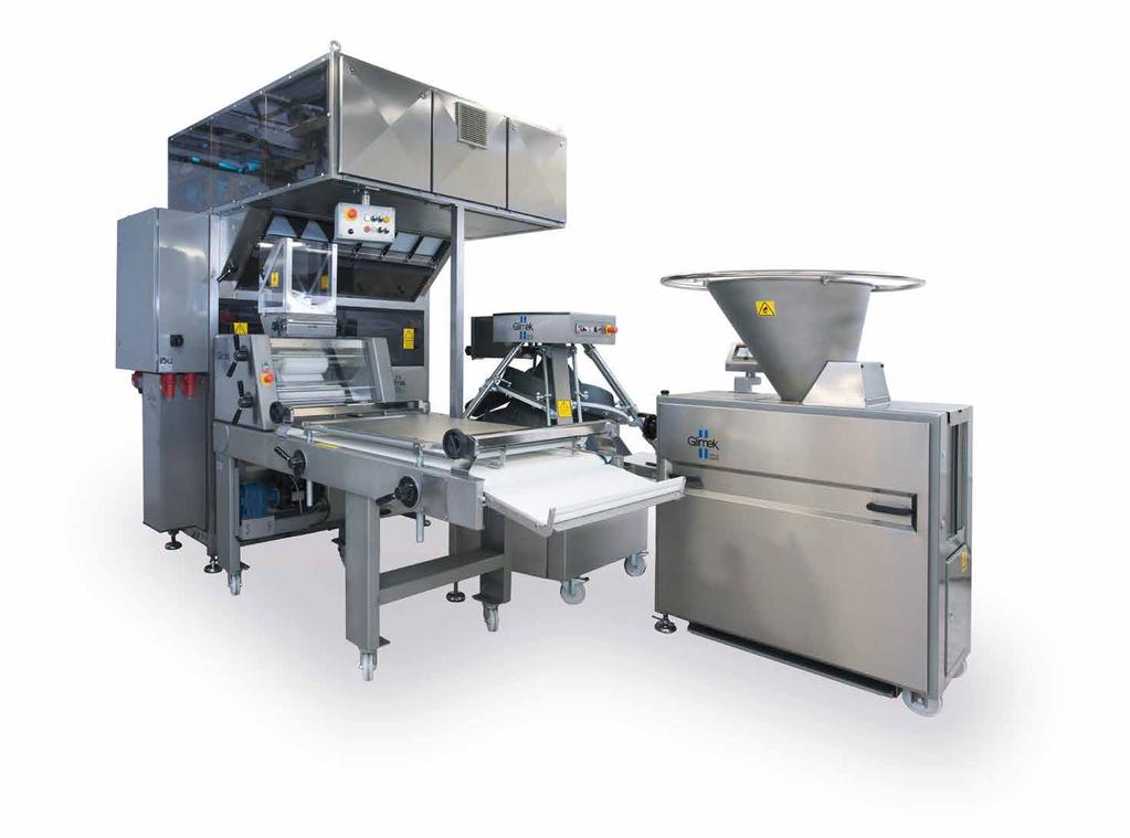 LINIA DO PRODUKCJI CHLEBA Flexible Bread Line WYMIARY Linia do chleba FLEXIBLE gwarantuje osiągnięcie bardzo dobrych