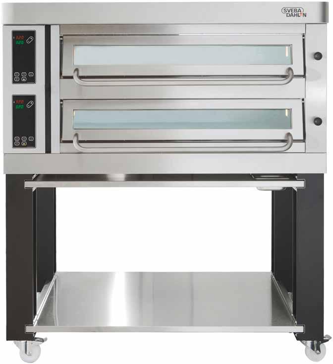 PIEC DO WYPIEKU PIZZY P600 Piec P600 reprezentuje nową generację pieców Sveba-Dahlen.