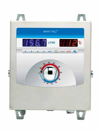 Zakres temperatur 2,0-80,0 C z dokładnością ustawienia do 0,1 C. Wydajność 25 l/min, przyłącza R1/2, R3/4. Automatyczna regulacja i kontrola temperatury oraz dopływu wody.