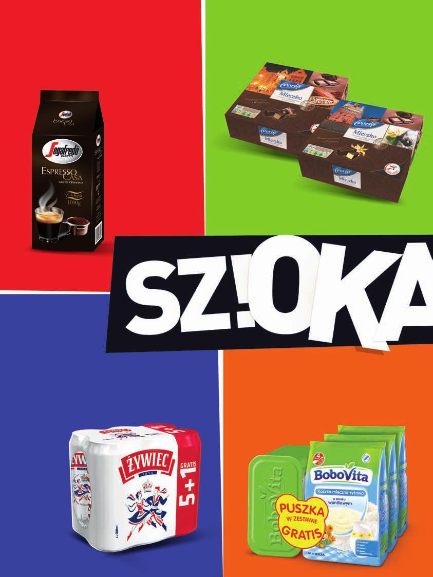 kup2 za 10 zł 29,99 1 opak. Kawa ZIarNIsTa segafredo espresso 1 kg MlEcZKo w czekoladzie IVorIa 380 g przy zakupie 1 opak. 6,99 zł / 1 opak.