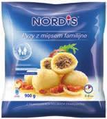 / 1 kg 8,99 10,99 2 zł PYZY FAMILIJNE NORDIS z mięsem 900 g, 9,99 zł / 1 kg 3,99 5,49