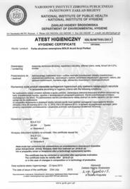 materiał: BOLIX ODPORNOŚĆ ProCare Ag + Matt Badane środki dezynfekcyjne: NA ŚRODKI farba lateksowa do wnętrz o połysku matowym z jonami srebra ŚRODEK STĘŻENIE ŚRODKA SUBSTANCJA CZYNNA DEZYNFEKCYJNY
