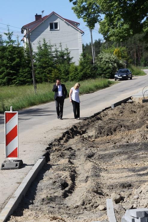 parametrów techniczno-użytkowych, w ramach kontynuacji przebudów odcinków dróg powiatowych (Lipusz) 1934G, 2400G i