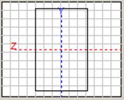 Na rysunku wyświetli się przekrój zgodny z wybraną geometrią i wymiarami. Widoczne są również lokalne osie yy i zz. Ikona 3D zapewnia obraz 3D przekroju belki. Użyj przycisku kąta, aby obrócić belkę.