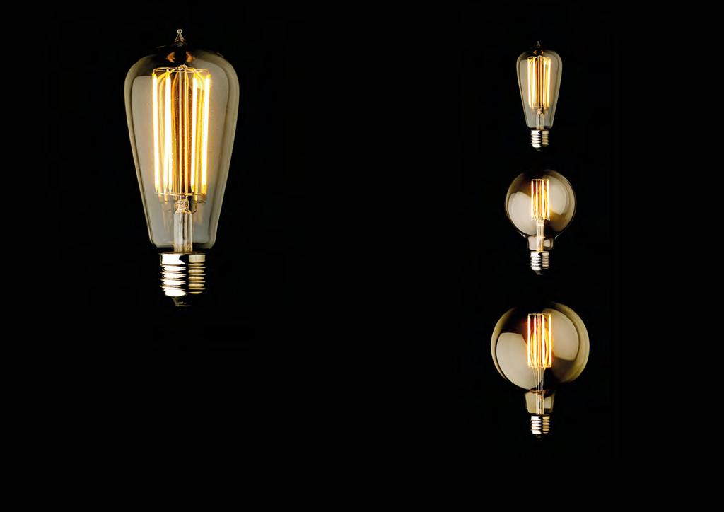 ŻARÓWKI LED LAMPION L80 ŻARNIK: SPIRALNY DUŻA KULA G95 ŻARNIK: NITECZKOWY Epic Light oferuje także żarówki, w których zostały zastosowane żarniki LED.