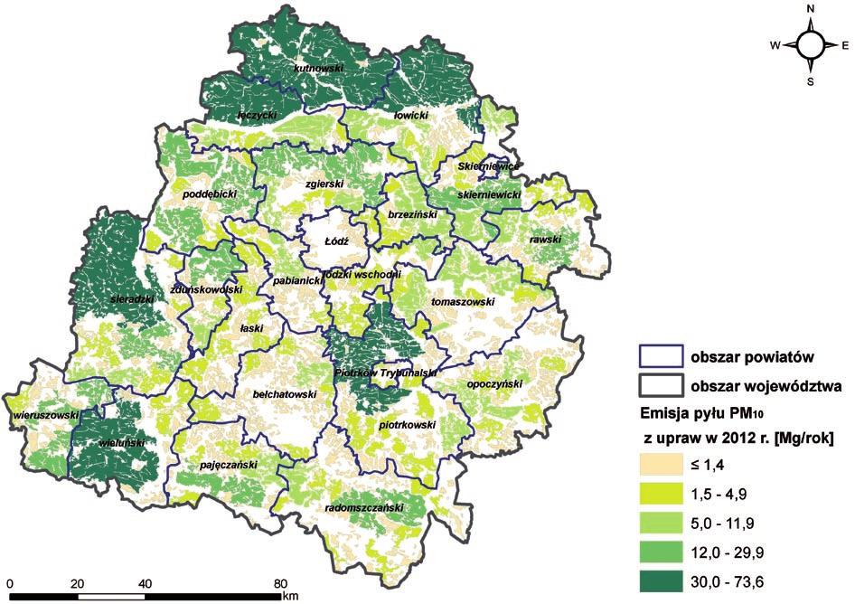 Powietrze Presje Emisja powierzchniowa pochodząca z niskich emitorów odprowadzających gazowe produkty spalania z domowych palenisk i lokalnych kotłowni węglowych ma w sezonie grzewczym ogromny wpływ