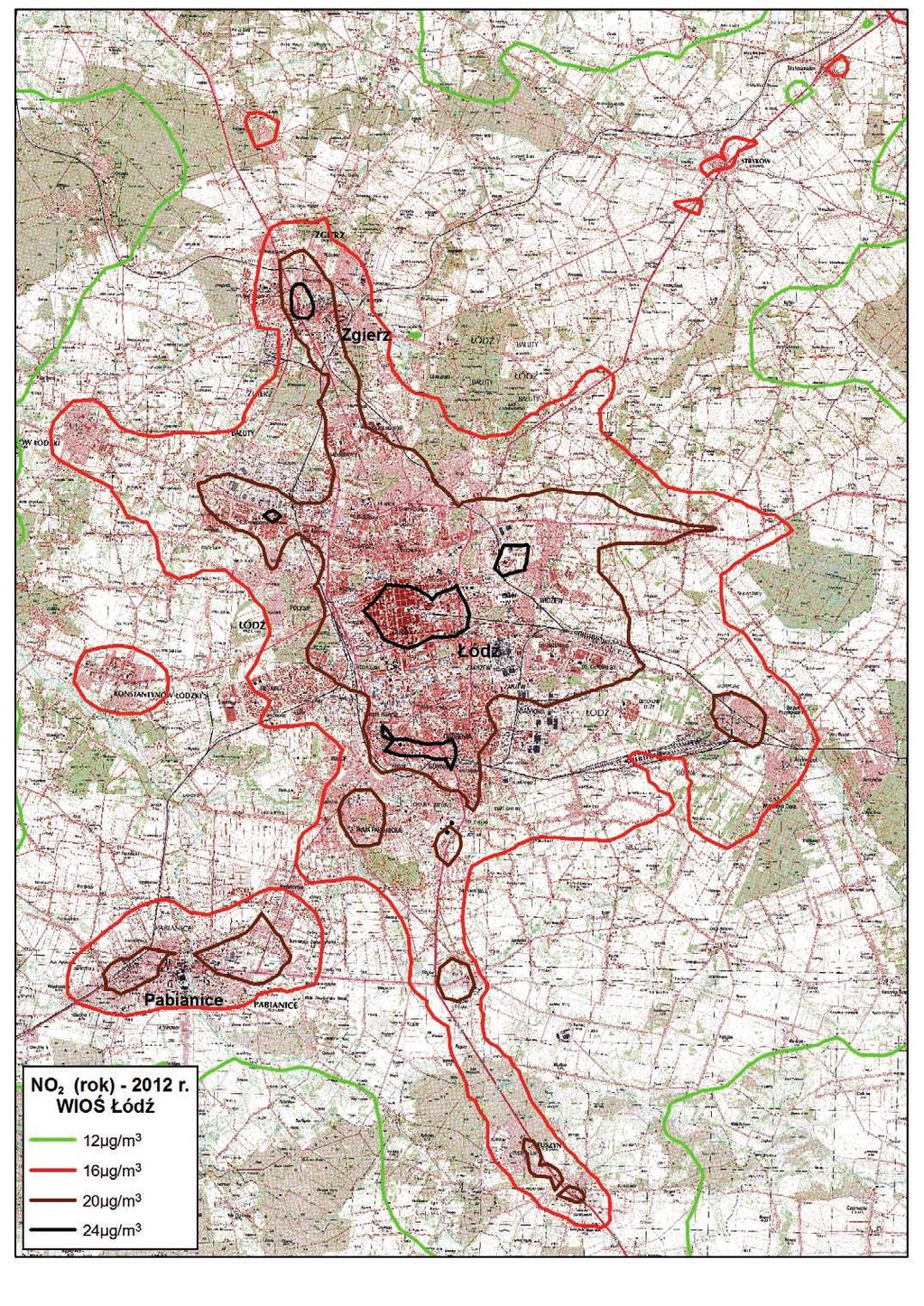 Powietrze Stan Mapa III.