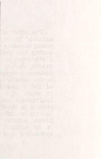 AREA, METHOD, MATERIAL The study is based on material obtained during the period from 1968 1971 from individual marking of voles during the period of nest life on