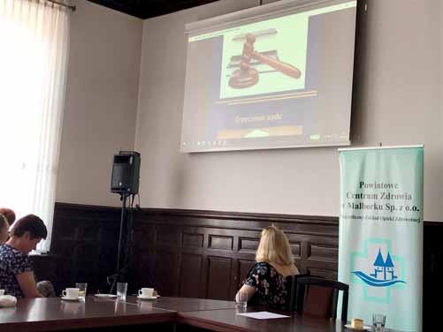 Opieka nad matką i dzieckiem w praktyce pielęgniarki i położnej. W konferencji uczestniczyła Danuta Adamczyk-Wiśniewska.