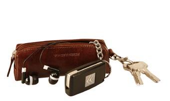 167 Ciekawe etui skórzane na klucze lub klucz samochodowy z kolekcji Milano II marki VIP COLLECTION.