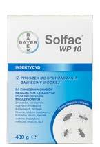 16 DEZYNSEKCJA PREPARATY DEZYNSEKCYJNE DEZYNSEKCJA PREPARATY DEZYNSEKCYJNE 17 NOWOŚĆ Protect na mrówki faraoana Solfac 50 EW Kod: PRO1 Kod: SOL S Metopren 5 g/ kg - Cyflutryna 50 g/ l - pudełko z 20