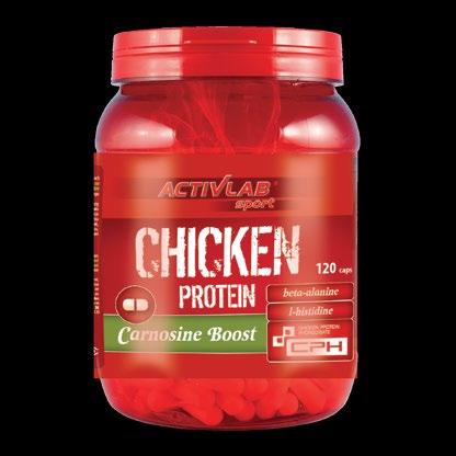 Chicken Protein Amino Caps Szybko przyswajalne źródło aminokwasów. Hypoalergiczny surowiec (CPH).