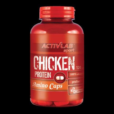 Chicken Protein Carnosine Boost Zalecany do stosowania przed treningiem.