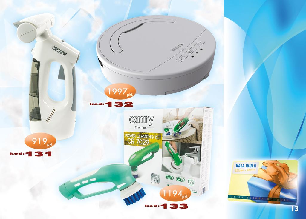 Myjka do okien Camry CR7028 kod: 131 pkt: 919 Robot sprzątający