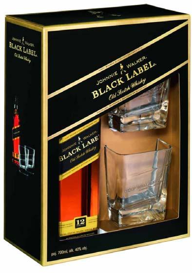 JOHNNIE WALKER BLACK LABEL 70cl + 2 szklanki JOHNNIE WALKER BLACK LABEL 70cl + 2 szklanki DOSTĘPNY W SPRZEDAŻY DO