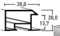 anodowany 262 004 srebrny