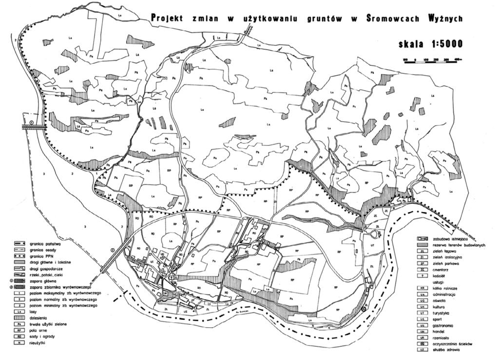 The map of Sromowce Wyżne settlement landscape (author s study) Ilustracja 38.