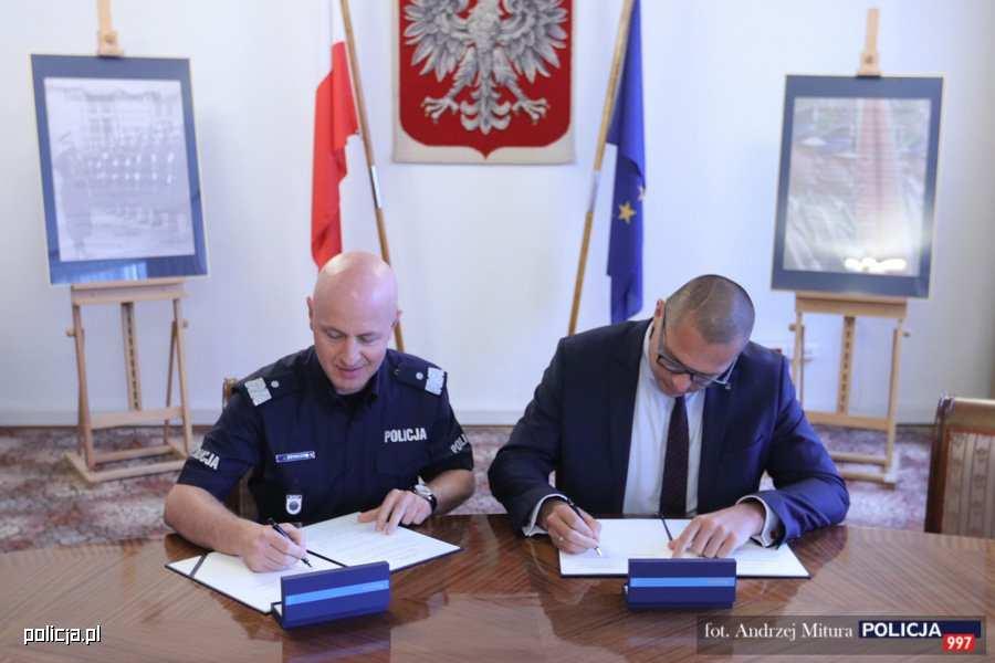Porozumienie z Agencją Wywiadu W Komendzie Głównej Policji 10 sierpnia br.
