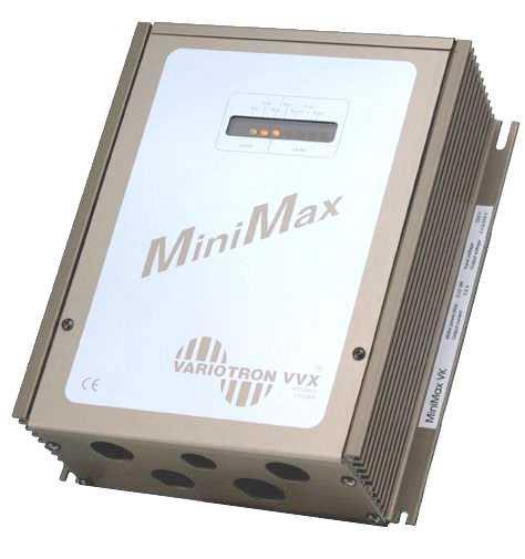 Instalacja EMC dla Minimax VK (z obudową) W celu spełnienia wymagań dyrektywy EMC, w przypadku stosowania kabla ekranowanego, ekran naleŝy podłączyć do nakrętki EMC.