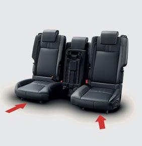 Fotele Przednie fotele - styl komfortowy Przednie fotele - styl sportowy. Standard z tapicerką częściowo skórzaną - - < Fotel kierowcy z ręczną regulacją położenia w 4.