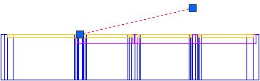 Krok 3: Dopasowanie położenia rampy względem dolnego poziomu Domyślnie, pozycja powierzchni rampy jest zdefiniowana w odniesieniu do górnego poziomu.