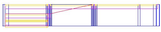 Rampa została wstawiona poprawnie. Rysunek 79: Rampa w widoku z boku Aby wyświetlić model w 3D skorzystaj z funkcji widoków AutoCAD z paska narzędzi Widok.