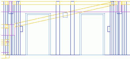 Korzystając z narzędzi AutoCAD z paska Widoki włącz widok z przodu aby zobaczyć utworzone otwory.
