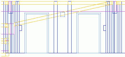 Korzystając z narzędzi AutoCAD z paska Widoki włącz widok z przodu aby zobaczyć utworzone otwory.