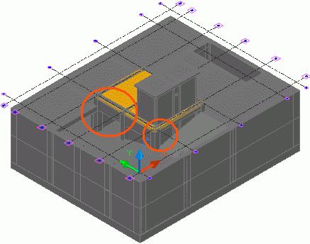 Włączenie widoku 3D całego budynku W trybie Model kliknij prawym klawiszem na