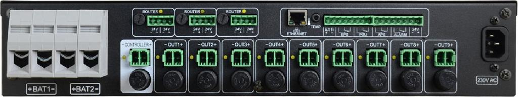 obecności napięcia sieci elektrycznej) dostarcza energię do zasilania kontrolera i routerów systemu DSO oraz