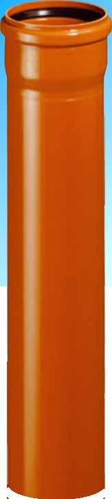 Kanalizacja zewnętrzna KG KGEM - Rury z kielichem Klasa A - SN2 SDR 51 22048 KGEM 160x3,2 500mm 40 18,99 22050 KGEM 160x3,2 1000mm 40 29,39 29,39 22060 KGEM 160x3,2 2000mm 40 26,13 52,26 22063 KGEM