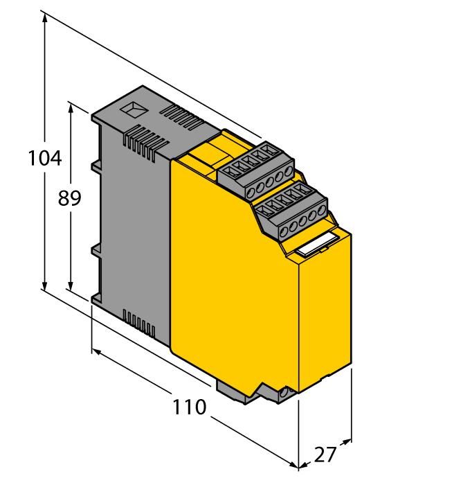 Akcesoria montażowe IM43-13-SR 7540041 Kontroler wartości granicznych; jeden kanał; wejście 0/4 20 ma lub 0/2 10 V; zasilanie przetworników/czujników 2- lub 3-przewodowych; wartość