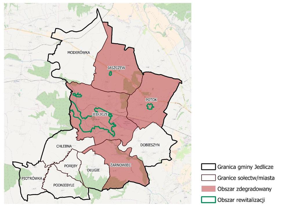 2020. Obszar rewitalizacji wypada gorzej niż wartość referencyjna pod względem: stosunku liczby osób długotrwale bezrobotnych do liczby osób bezrobotnych, wyników egzaminów 6-klasisty, liczby nowo