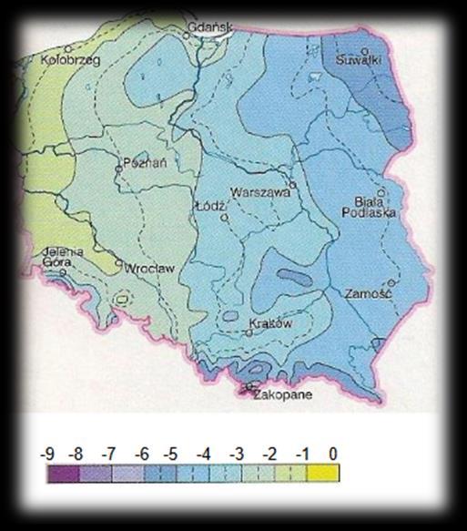 kontynentalne, zwrotnikowo - morskie.