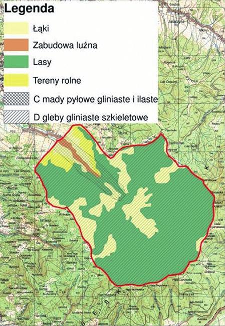 (rys. 1a). Brennica jest prawym dopływem Wisły. Źródła Brennicy znajdują się w Brennej na wysokości ok.