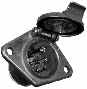 metalowe z przykręcanym przyłączem, natężenie x0a przy 4V, całkowita  0, kg/szt Nr artykułu 0 0 000 4 3 Wtyczka -polowa, metalowa, 4V, wg ISO 33, styk/kontakt z tuleją Masywne wyposażenie metalowe z