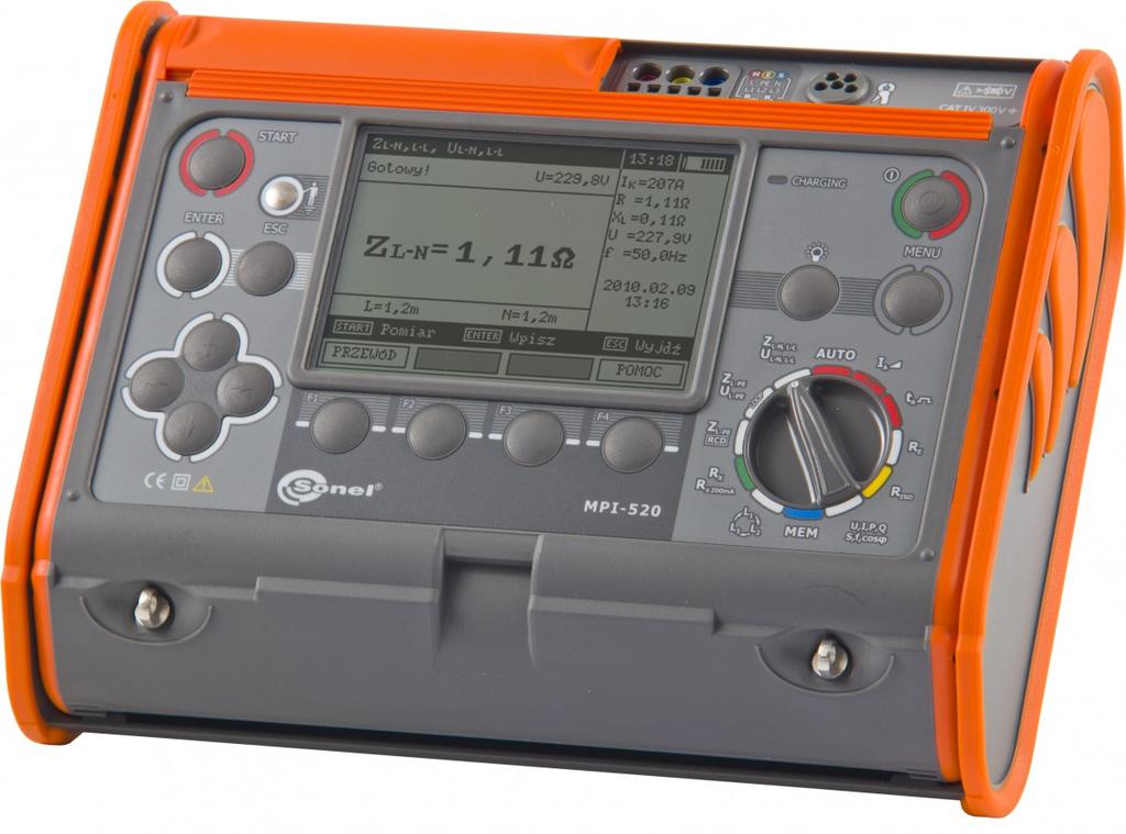 MPI-520 Indeks: WMPLMPI520 Wielofunkcyjny miernik parametrów instalacji elektrycznej Opis Cyfrowy miernik wielofunkcyjny zarówno dla instalatorów jak i zaawansowanych pomiarowców.